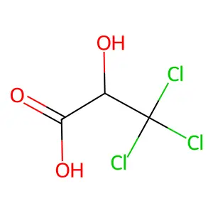 3,3,3-Trichloro-2-hydroxypropanoic acid structure