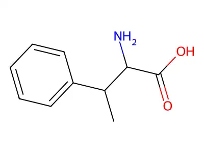 (2R,3S)-2-氨基-3-苯基丁酸 structure