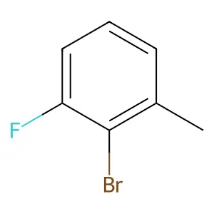 2-Bromo-3-fluorotoluene structure