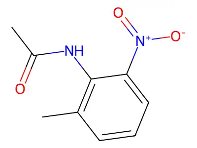 N-(2-methyl-6-nitrophenyl)acetamide structure