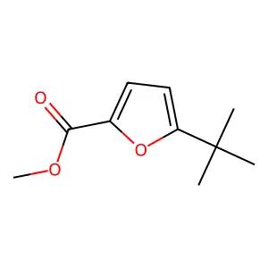Methyl 5-tert-butylfuran-2-carboxylate structure