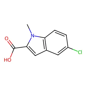 5-chloro-1-methyl-1H-indole-2-carboxylic acid structure