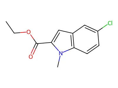 Ethyl 5-chloro-1-methyl-1H-indole-2-carboxylate structure