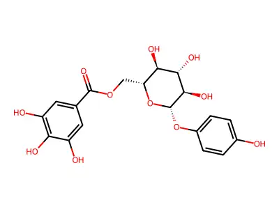 6-O-galloyl arbutin structure
