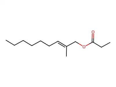 2-Methylnon-2-enyl propanoate structure