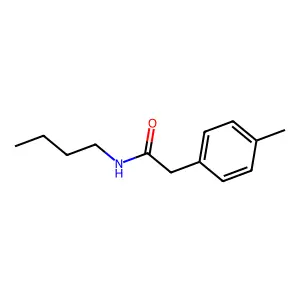 N-butyl-2-(4-methylphenyl)acetamide structure