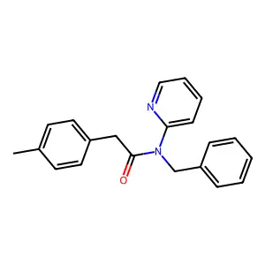 N-benzyl-2-(4-methylphenyl)-N-(pyridin-2-yl)acetamide structure