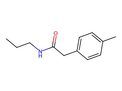2-(4-methylphenyl)-N-propylacetamide structure