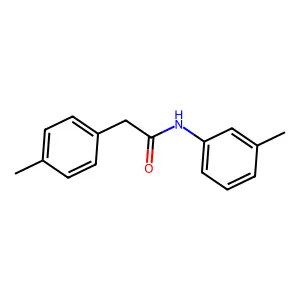 N-(3-methylphenyl)-2-(4-methylphenyl)acetamide structure