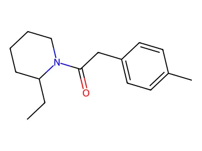 1-(2-Ethylpiperidin-1-yl)-2-(4-methylphenyl)ethan-1-one structure