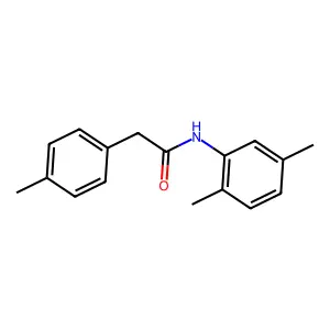 N-(2,5-dimethylphenyl)-2-(4-methylphenyl)acetamide structure