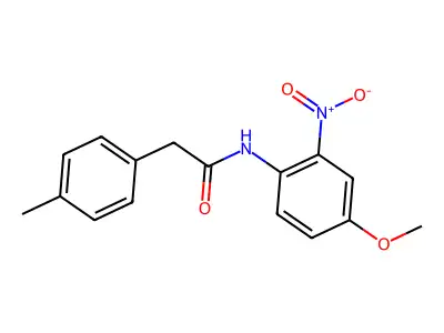 N-(4-methoxy-2-nitrophenyl)-2-(4-methylphenyl)acetamide structure