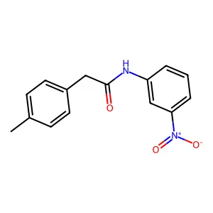 2-(4-methylphenyl)-N-(3-nitrophenyl)acetamide structure