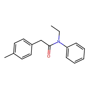 N-ethyl-2-(4-methylphenyl)-N-phenylacetamide structure