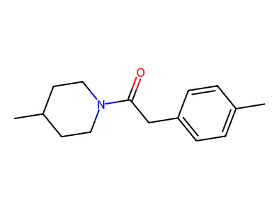 2-(4-Methylphenyl)-1-(4-methylpiperidin-1-yl)ethan-1-one structure