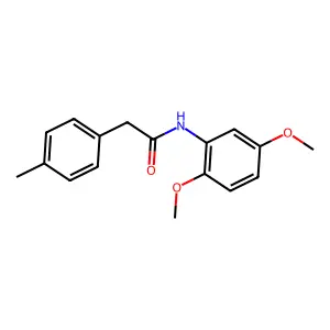 N-(2,5-dimethoxyphenyl)-2-(4-methylphenyl)acetamide structure