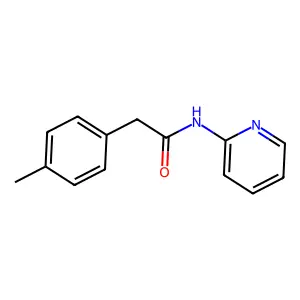 2-(4-methylphenyl)-N-pyridin-2-ylacetamide structure