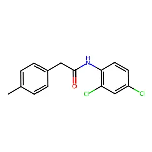 N-(2,4-dichlorophenyl)-2-(4-methylphenyl)acetamide structure