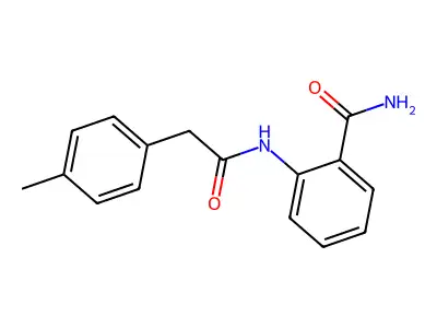 2-[[2-(4-Methylphenyl)acetyl]amino]benzamide structure