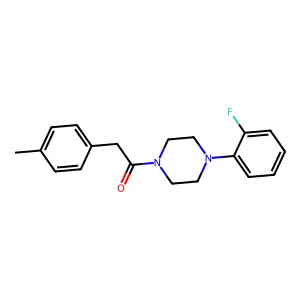 1-[4-(2-Fluorophenyl)piperazin-1-yl]-2-(4-methylphenyl)ethanone structure