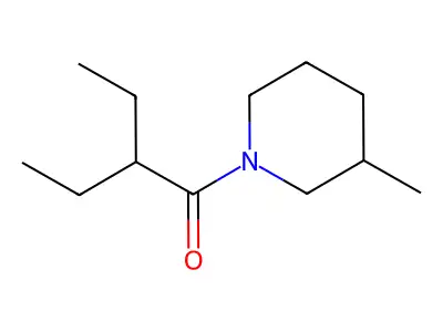 2-Ethyl-1-(3-methylpiperidin-1-yl)butan-1-one structure