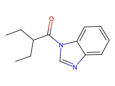 1-(1H-Benzimidazol-1-yl)-2-ethyl-1-butanone structure