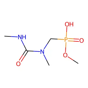 Methoxy-[[methyl(methylcarbamoyl)amino]methyl]phosphinic acid structure