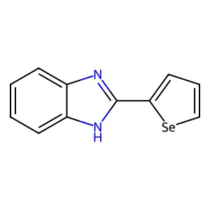 2-(2-Selenophenyl)-1H-benzimidazole structure