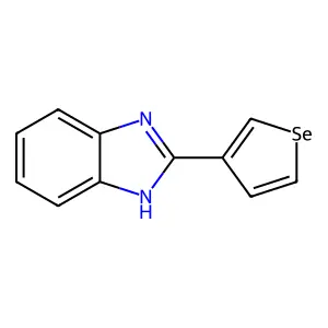 2-selenophen-3-yl-1H-benzimidazole structure