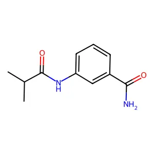3-(2-Methylpropanamido)benzamide structure