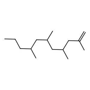 2,4,6,8-Tetramethyl-1-undecene structure