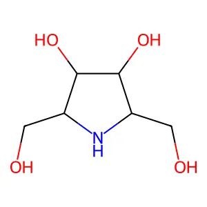 2(R),4(R)-二羟基吡咯烷 structure