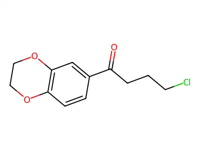 4-Chloro-1-(2,3-dihydro-1,4-benzodioxin-6-yl)butan-1-one structure