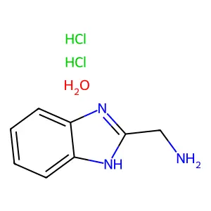 (1H-benzo[d]imidazol-2-yl)methanamine dihydrochloride structure
