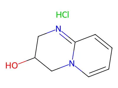 2H-Pyrido(1,2-a)pyrimidin-3-ol, 3,4-dihydro-, hydrochloride (1:1) structure