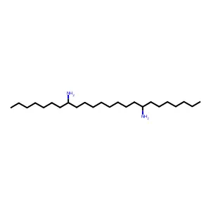 Tetracosane-8,17-diamine structure