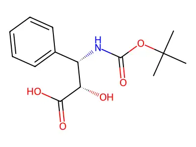 (2S,3S)-3-((tert-Butoxycarbonyl)amino)-2-hydroxy-3-phenylpropanoic acid structure