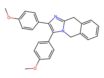 Imidazo(1,2-b)isoquinoline, 5,10-dihydro-2,3-bis(4-methoxyphenyl)- structure