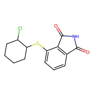 2-氯环己基硫代邻苯二甲酰亚胺 structure