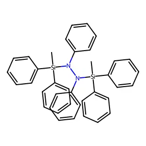 1,2-Bis(diphenylmethylsilyl)-1,2-diphenylhydrazine structure