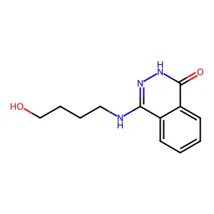 4-(4-hydroxybutylamino)-2H-phthalazin-1-one structure