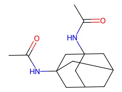 1,3-Bis(acetylamino)adamantane structure