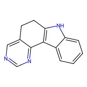 5H-Pyrimido[5,4-c]carbazole, 6,7-dihydro- structure