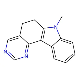 7-Methyl-6,7-dihydro-5H-pyrimido[5,4-c]carbazole structure