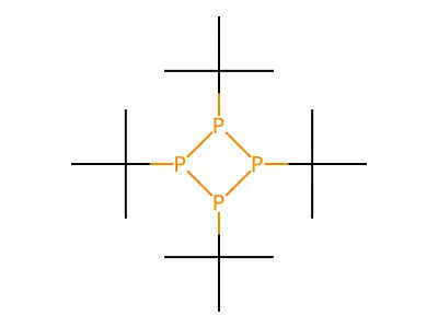 Tetraphosphetane, tetrabutyl- structure