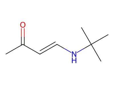 3-Buten-2-one, 4-[(1,1-dimethylethyl)amino]- structure