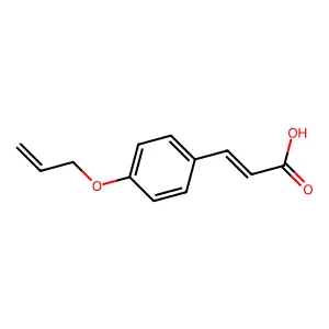 3-(4-烯丙氧基苯基)丙-2-烯酸 structure