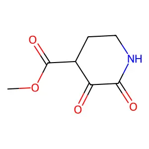 Methyl 2,3-dioxopiperidine-4-carboxylate structure