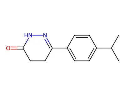 6-(4-isopropylphenyl)-4,5-dihydro-3(2H)-pyridazinone structure