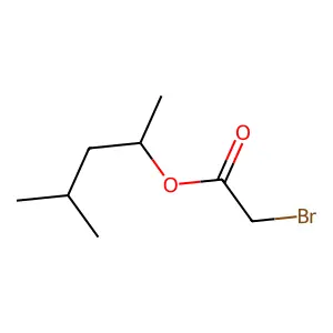 4-Methylpentan-2-yl bromoacetate structure